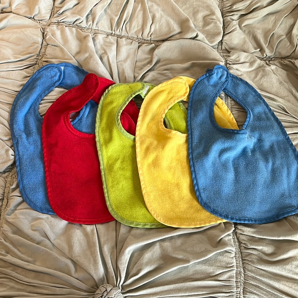Soft terry bib